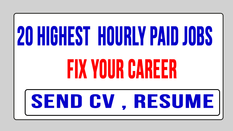 20 Highest  Hourly Paid Jobs  2023 - Fix Your Career