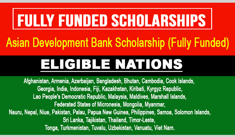 Asian Development Bank Scholarship (Fully Funded)
