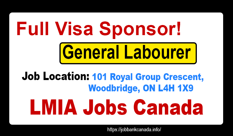 General Labourer Wanted in Canada